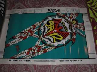   PERALTA STEVE SAIZ Skateboard Bookcover Poster old school 89 NOS