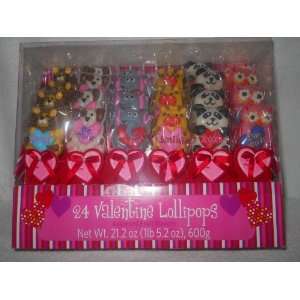 Valentine Flavored Lollipops 48 Count  Grocery & Gourmet 