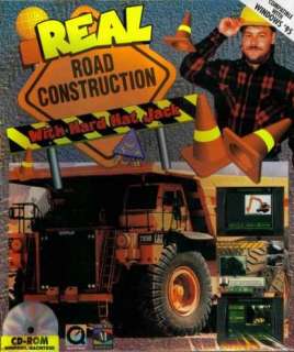 Real Road Construction PC CD up close look kids game  