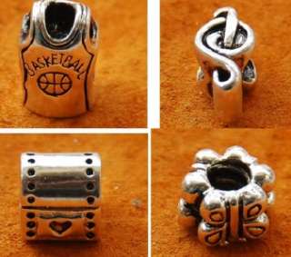   Bead CHARM basketball jersey, suitcase, musical note, butterfly  
