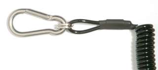 40 Utilities Coil Lanyard Stainless Carabiners  