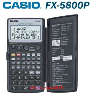 New Casio Programmable Scientific Calculator FX 5800P  