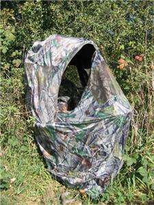 CAMO POP UP HUNTING HIDE TENT CHAIR BLIND SHOOTING NEW  