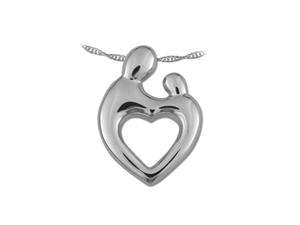     Large Sterling Silver Mother and Child(R) Pendant by Janel Russell