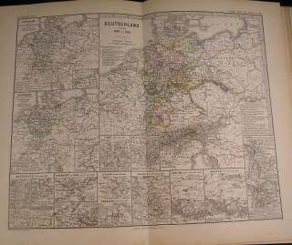 Germany 1807 to 1815 Spruner historical map 1880  