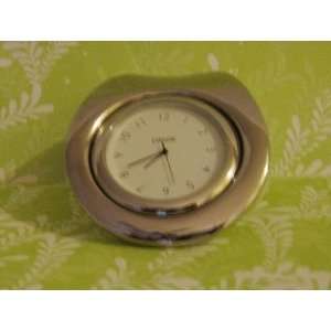  Dansk Ovo Silverplated Desk Clock