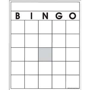  Blank Bingo Cards Toys & Games