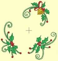 Candlewick & Satin Christmas Machine Embroidery Des CD 119 designs 