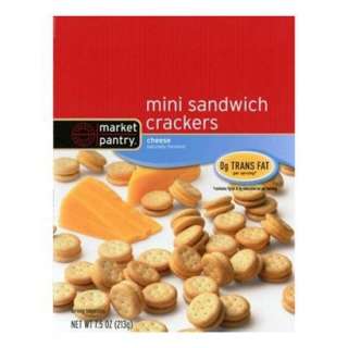 Market Pantry® Cheese Mini Sandwich Crackers 7.5 oz. product details 
