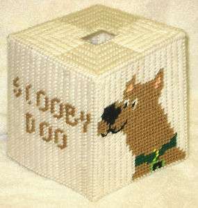SCOOBY DOO TISSUE BOX COVER PLASTIC CANVAS PATTERN  
