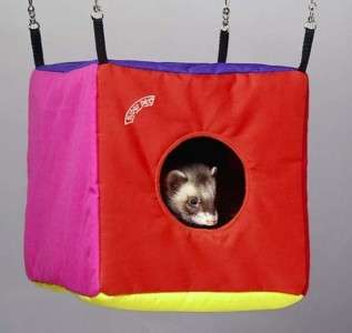 SUPERPET Ferret Hanging Comf E Cube Bed Toy Hammock   