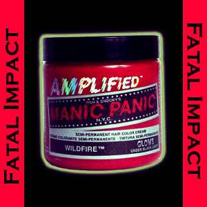 New Punk Manic Panic Amplified Wildfire Red Hair Dye  
