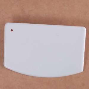 Bowl Scraper   5 1/2 x 3 3/4 Blade   White Plastic   CR899  