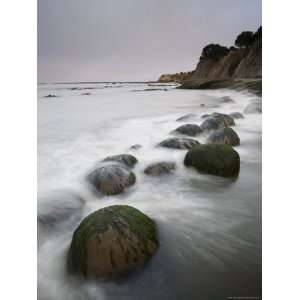  Boulders, Known as Bowling Balls, in the Surf, California 