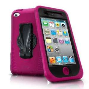 iSkin Duo Case w/Belt Clip for iPod Touch 4G Cosmo Pink 839849001318 