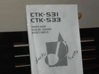 CASIO CTK 533 FULL SIZE ELECTRIC KEYBOARD STAND INCLUDED  