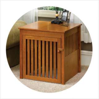 SLEEP DEN WOOD END TABLE DOG CRATE HOUSE FURNITURE  