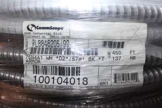 450FT COMMSCOPE 75N4A1 CAT6 ARMORED MC COMM CABLE  