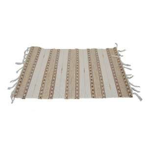 Brown/Cream Cotton Placemat 14x18 