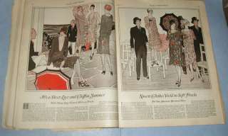 Vintage 1927 Ladies Home Journal Magazine many color ads Kewpie  