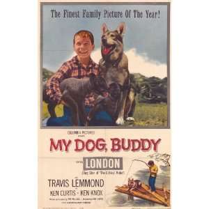 My Dog Buddy Movie Poster (11 x 17 Inches   28cm x 44cm) (1960) Style 