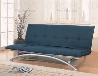 Silver Metal Futon Sofa Bed   2005IS 2009P  