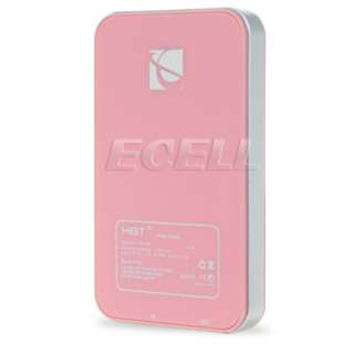 portable hbt universal battery charging station for mobile phones pink