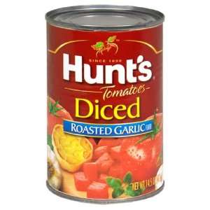 Hunts Diced Tomatoes with Roasted Garlic, 14.5 oz  Fresh