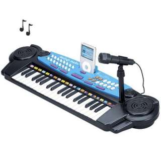 Kids Authority 37 Keys Standard Keyboard with Microphone   with ipod 