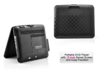 Portable DVD Player with 12 Swivel Screen and Copy Function   Analog 