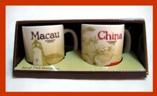 Starbucks Macau & China Mini Mug Set   Collectible Set  