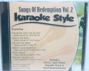 Songs of Redemption V2 Christian Karaoke Music NEW CD+G  
