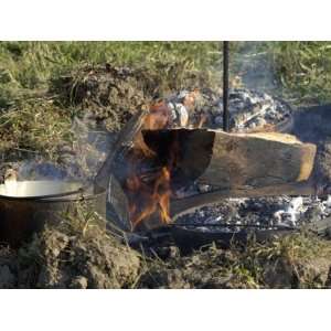  Food Baking at a Continental Army Camp Reenactment 