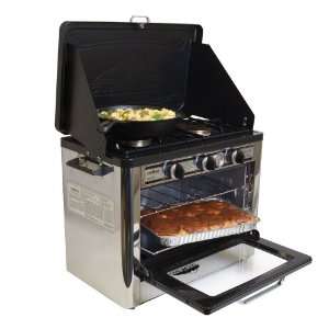  Outdoor Camp Oven 2 Burner Range and Stove Sports 