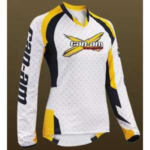  CAN AM Ladies Team Jersey MX ATV Offroad WHITE 2X 