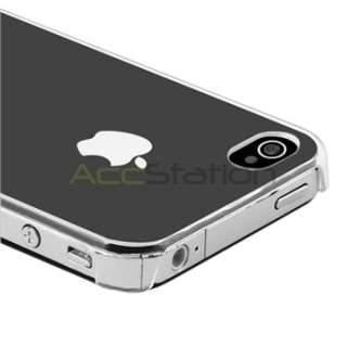 Clear Plastic Snap on Hard CASE Cover+PRIVACY FILTER Guard for iPhone 