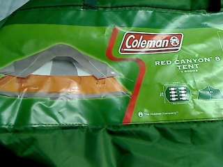 Coleman Red Canyon 17 Foot by 10 Foot 8 Person Modified Dome Tent 