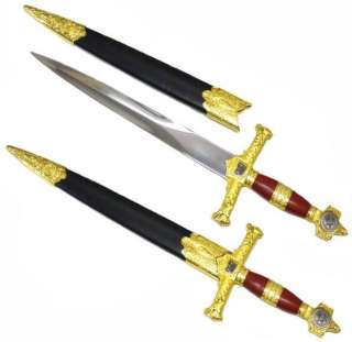 King Solomon Dagger / Short Sword w/ Hard Scabbard  