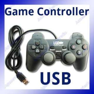 USB PC Computer Double Shock Game Controller Joystick Fast Shipping 
