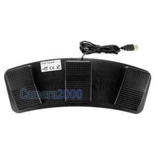 USB PC HID Foot Switch Pedal Control Keyboard Action  