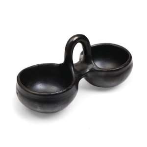  Ceramic Black Tray Black Gold Tray [Black]  Fair Trade 