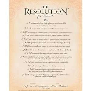  The Resolution for Women Frame Ready Print from Courageous 