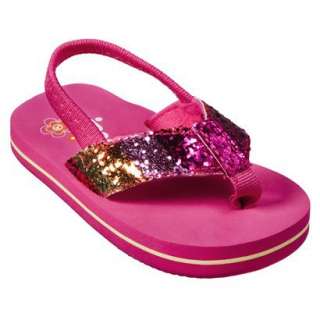 Toddler Girls Circo® Benita Glitter Flip Flops   Pink.Opens in a new 