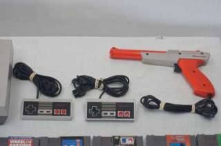 Nintendo NES Entertainment System Control Deck Console Bundle + 25 