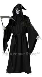 Grim Reaper Adult Mens Halloween Costume Death Robe New  