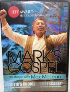 Marks Gospel NEW Christian DVD by Max McLean  