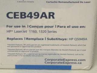 Corporate Express Toner Cartridge CEB49AR for HP LaserJet 1160, 1320 