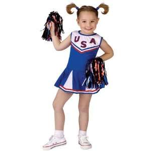    USA Cheer Costume Child Toddler 1 2T Uniforms Toys & Games