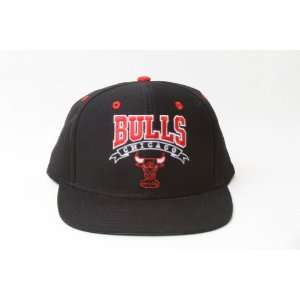  New Adidas NBA Chicago Bulls Script Logo Snapback Hat 