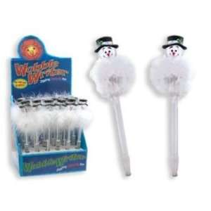 Wobble Writer  Light Up Christmas Pens w/Display (sold in a package of 